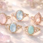 Pastel Natural Stone Rings: A Fashion Jewelry Trend