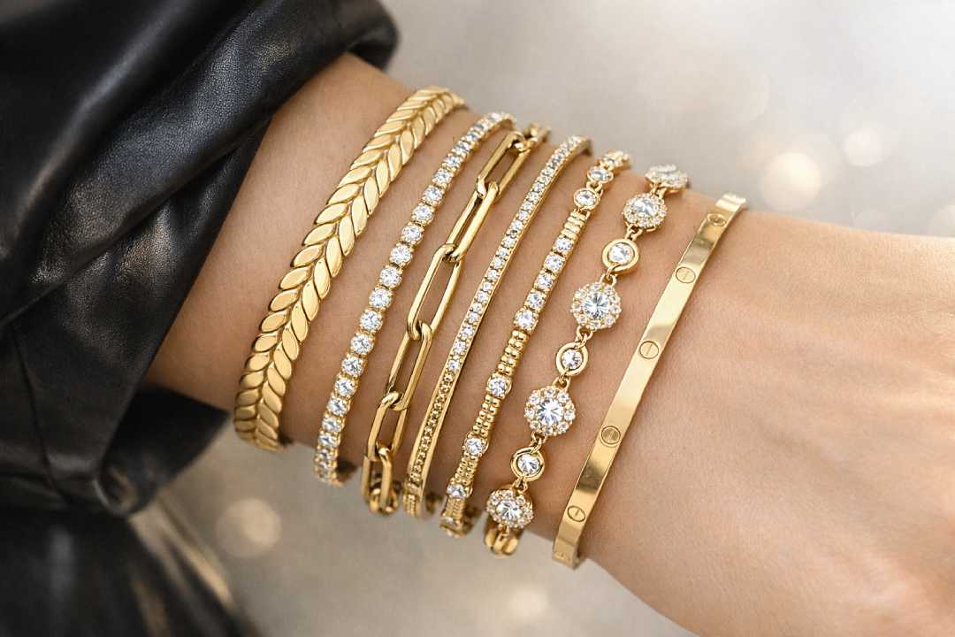 Stacked Bracelets Are a New Trend Popular with the Younger Generation