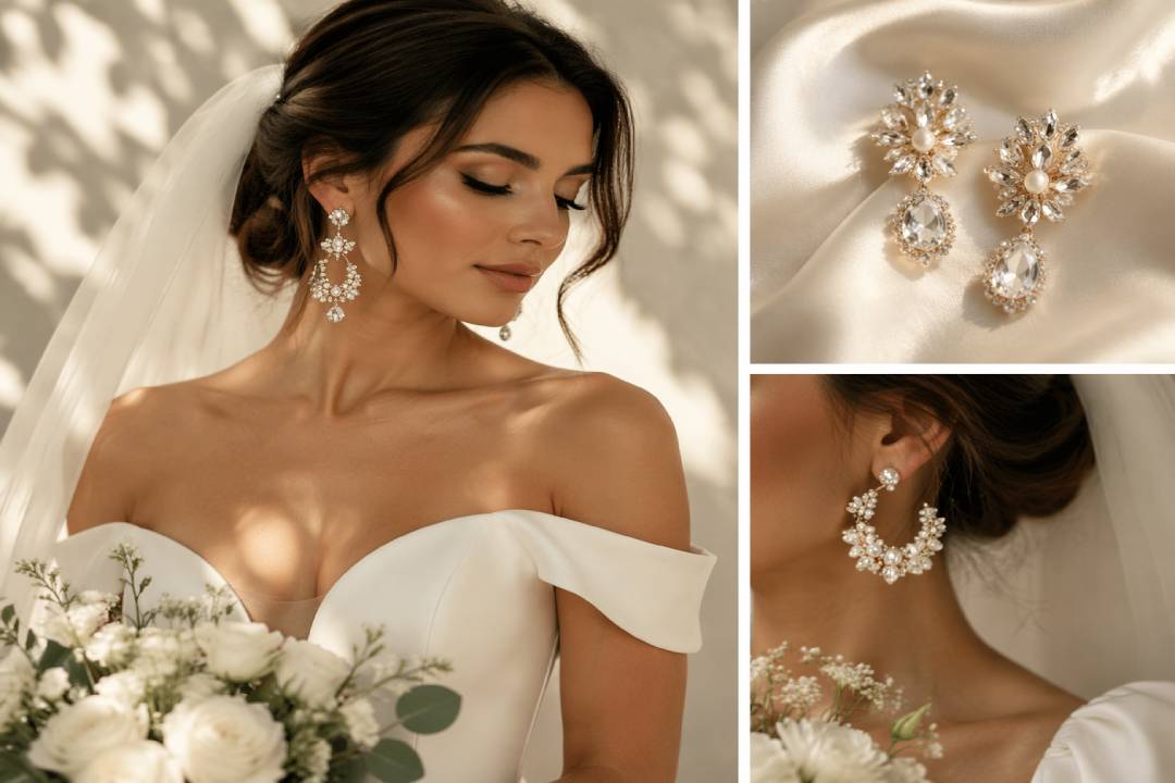 Bridal Trends Are Changing: Statement Earrings Are the Center of Attention for Modern Brides
