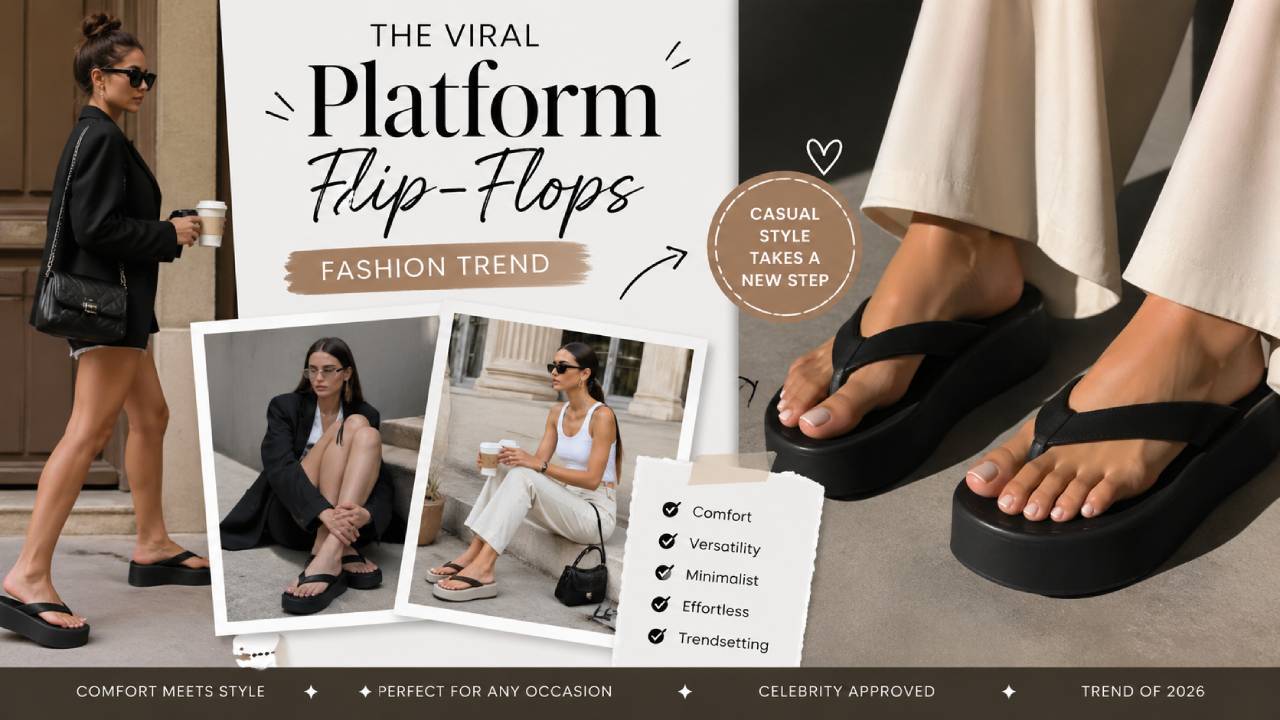The Viral Platform Flip-Flops Fashion Trend: Casual Style Takes a New Step