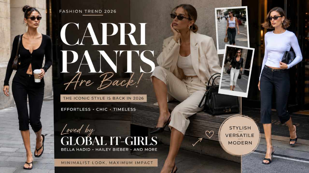 Capri Pants Are Back as a Fashion Trend in 2026 and Are Starting to Be Dominated by Global It-Girls