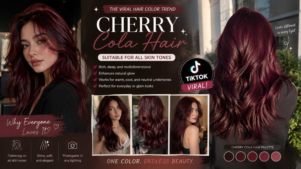 Cherry Cola Hair Goes Viral on TikTok Because It's Considered Suitable for All Skin Tones