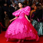 Demi Moore Makes a splash in an oversized pink gown at the 2026 Cannes Film Festival