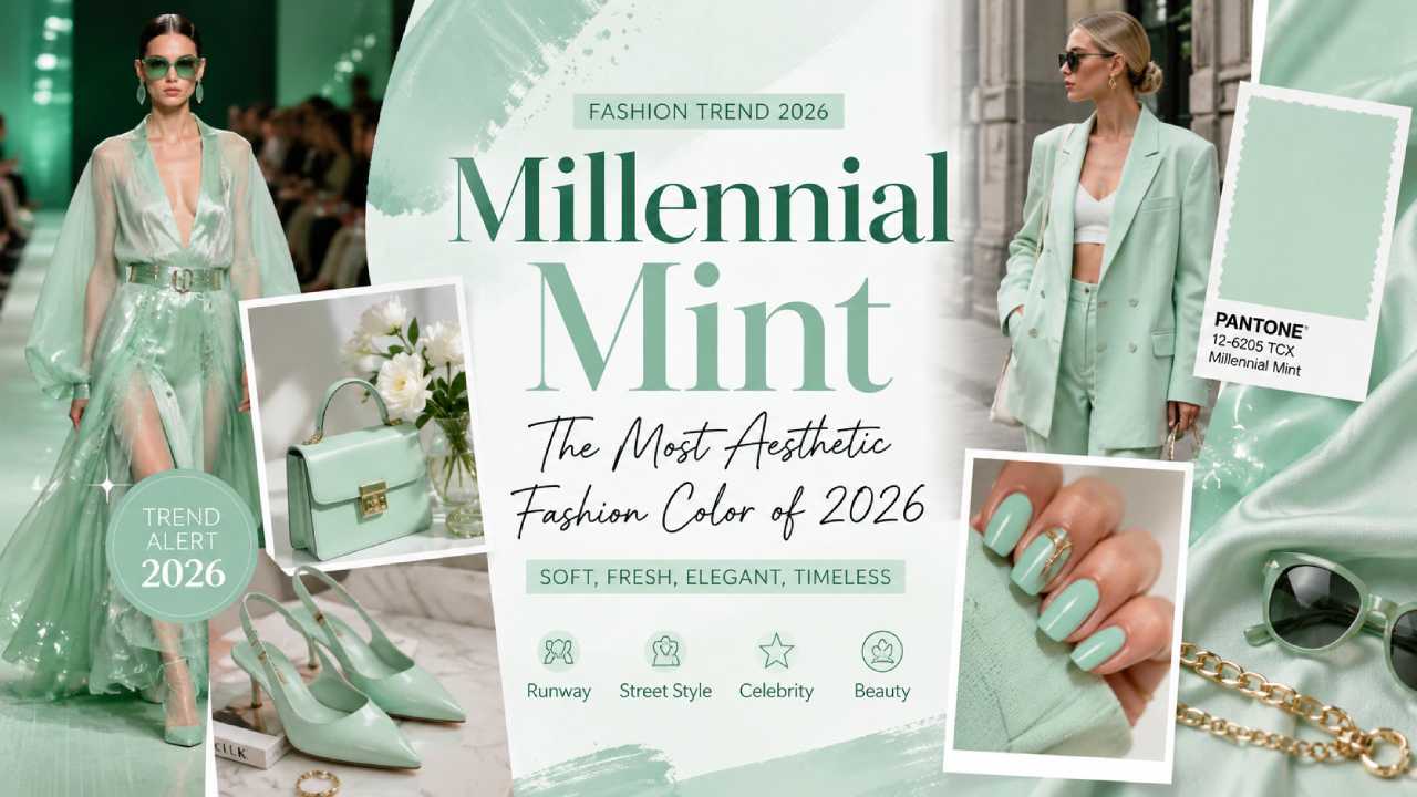 Millennial Mint Named the Most Aesthetic Fashion Color of 2026