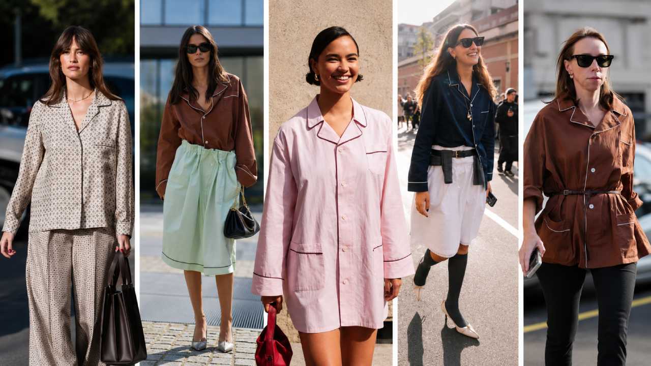 How to Style a Pajama Top and Still Look Effortlessly Chic