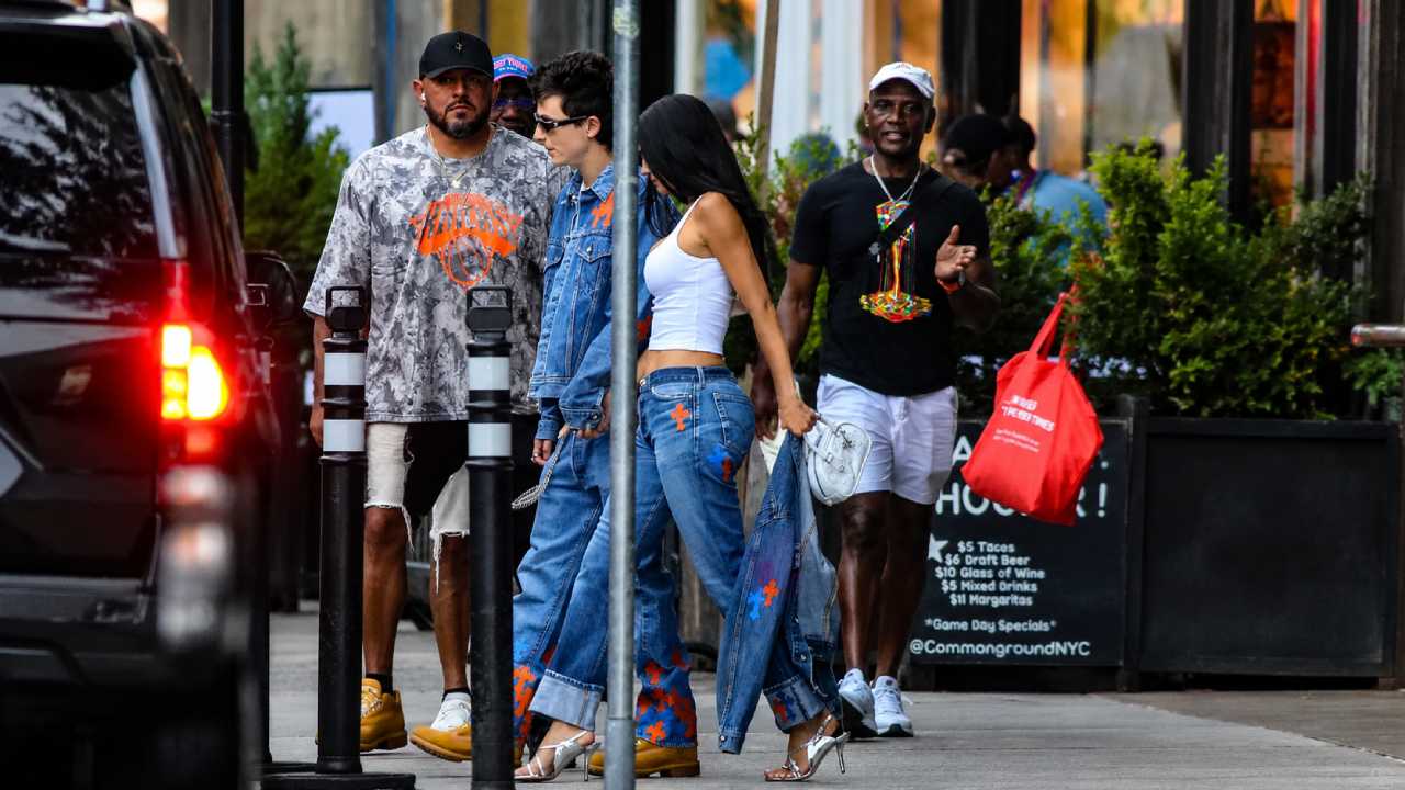 Kylie Jenner and Timothée Chalamet Steal the Spotlight with Matching Denim Looks at the 2026 NBA Finals