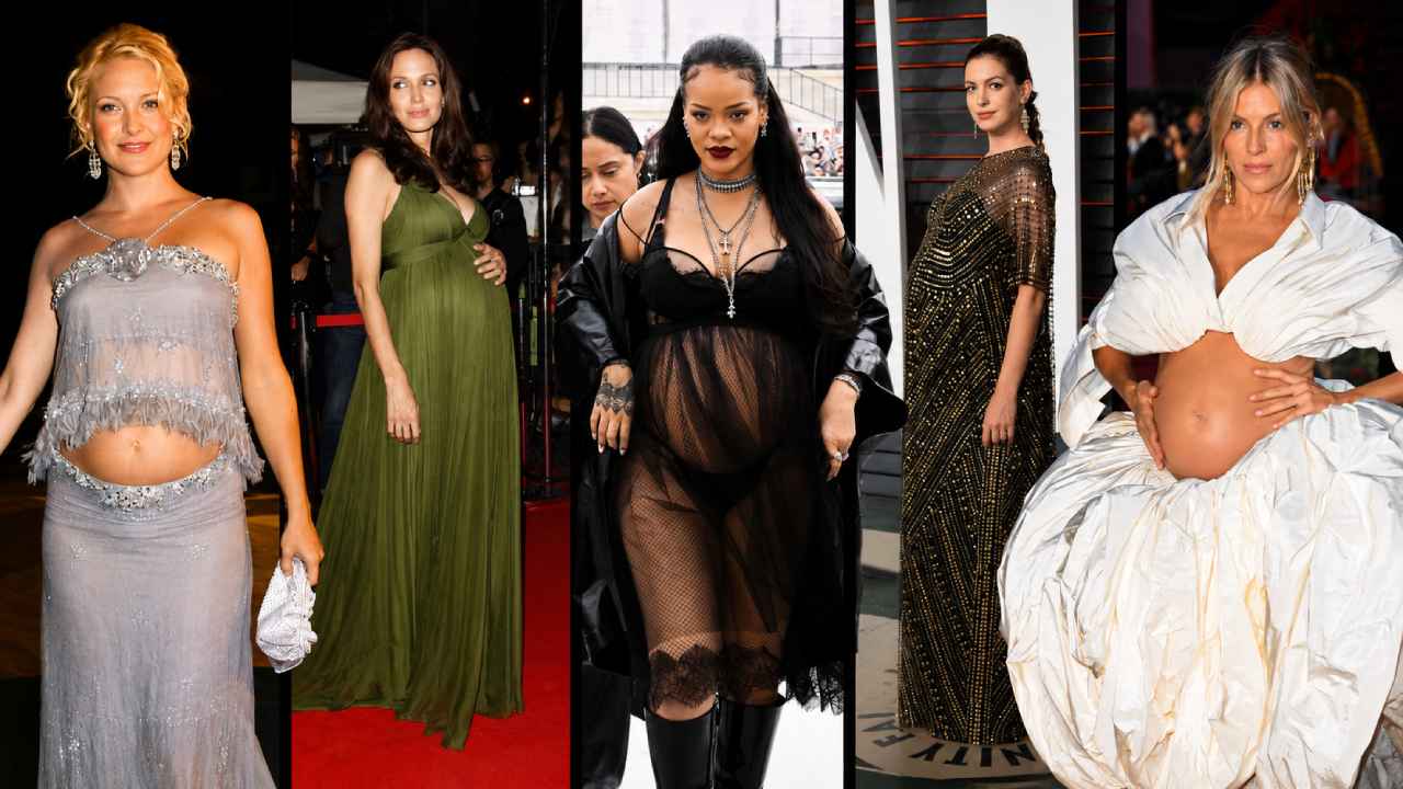 Elegant Maternity Fashion Looks That Transform Red Carpet Glamour